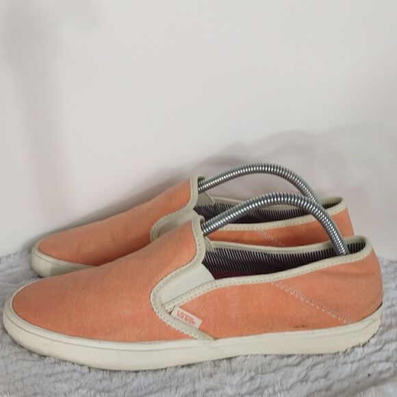 Vans Off The Wall Tropical Peach Woman's Slipon Sneakers - Picture 7 of 7